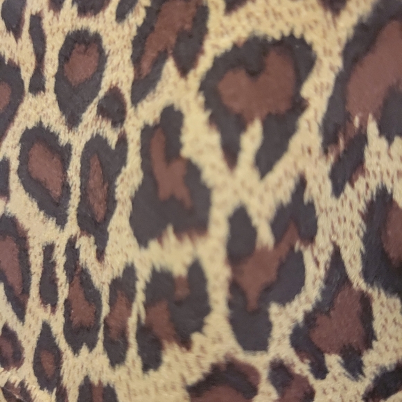 Bellini Fashion Faux Suede Leopard Print Long Jacket XS - Picture 7 of 8